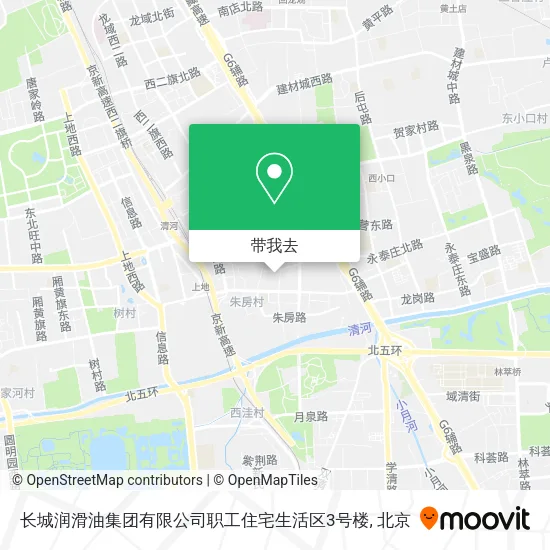长城润滑油集团有限公司职工住宅生活区3号楼地图