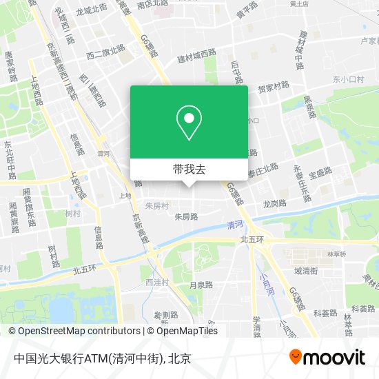 中国光大银行ATM(清河中街)地图