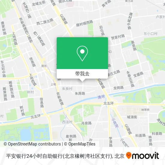 平安银行24小时自助银行(北京橡树湾社区支行)地图
