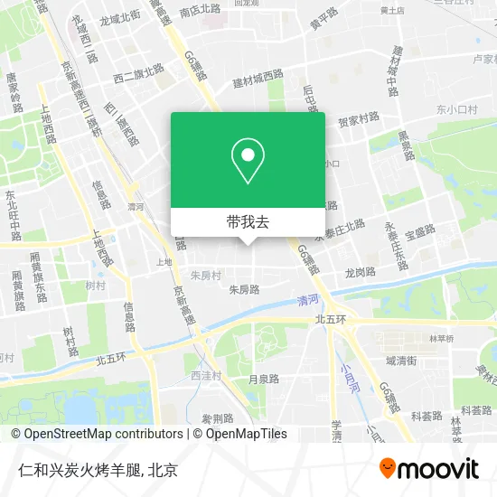 仁和兴炭火烤羊腿地图