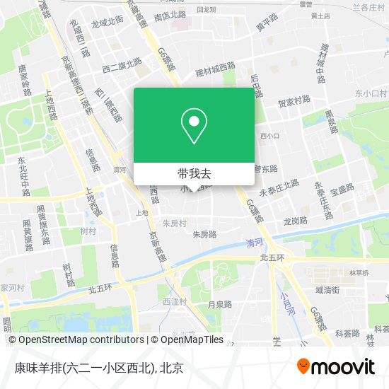 康味羊排(六二一小区西北)地图