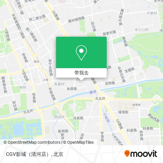 CGV影城（清河店）地图