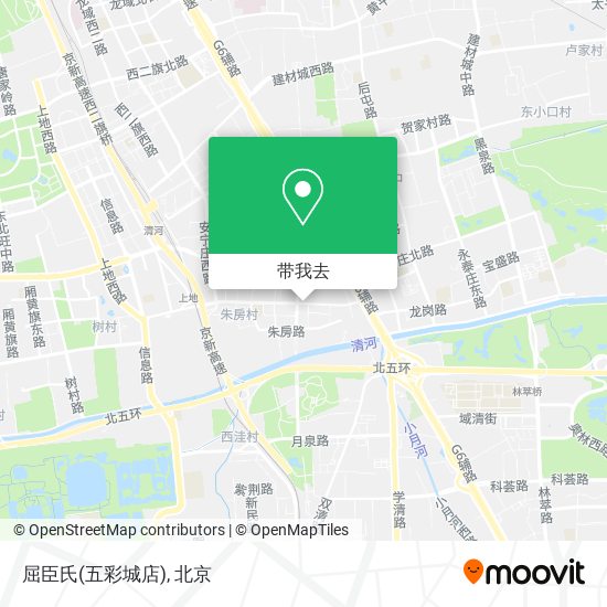 屈臣氏(五彩城店)地图
