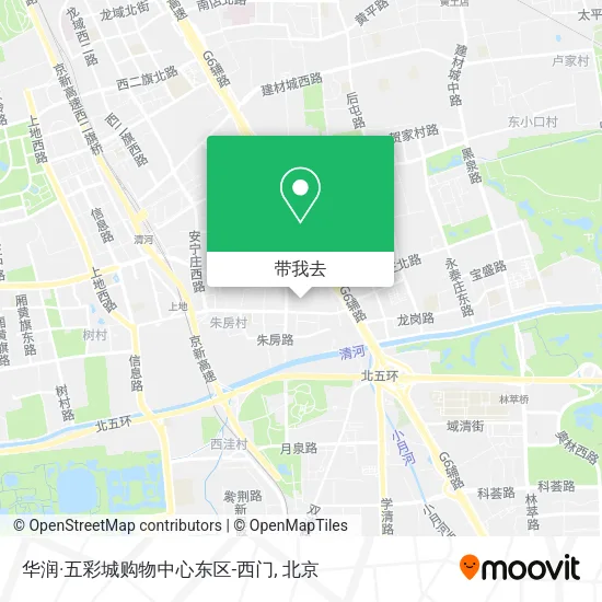 华润·五彩城购物中心东区-西门地图