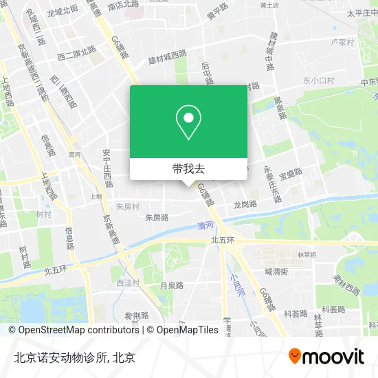 北京诺安动物诊所地图