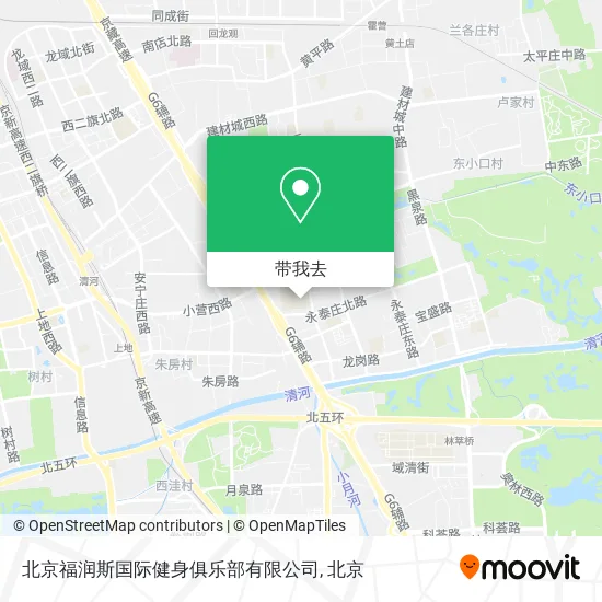 北京福润斯国际健身俱乐部有限公司地图