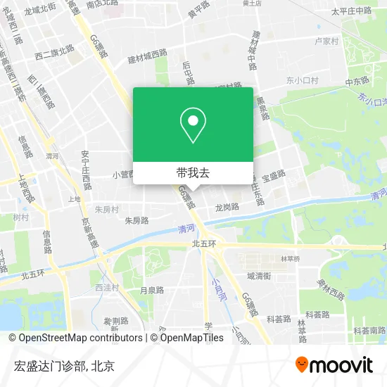 宏盛达门诊部地图