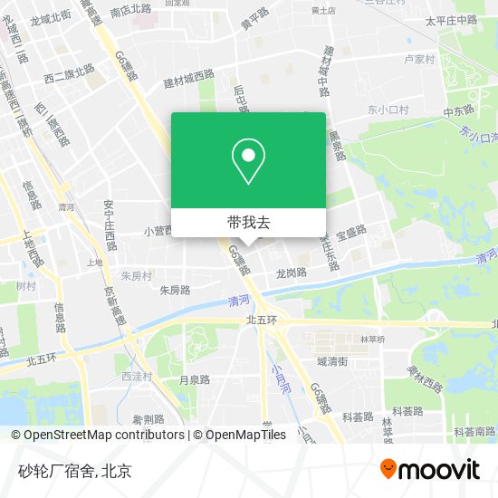 砂轮厂宿舍地图