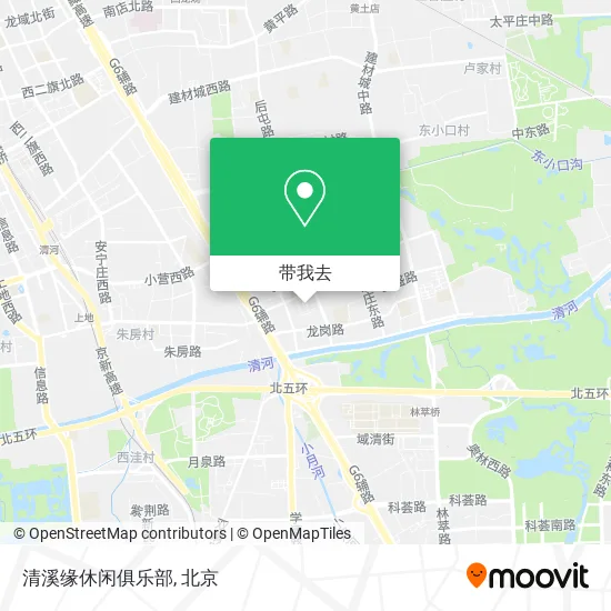 清溪缘休闲俱乐部地图