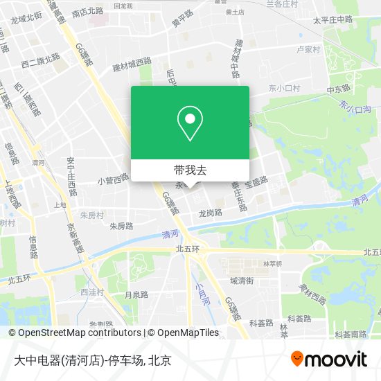 大中电器(清河店)-停车场地图