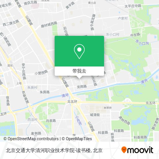 北京交通大学清河职业技术学院-读书楼地图