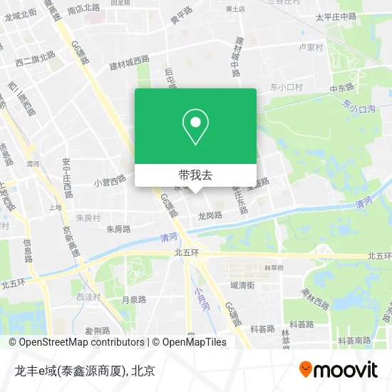 龙丰e域(泰鑫源商厦)地图