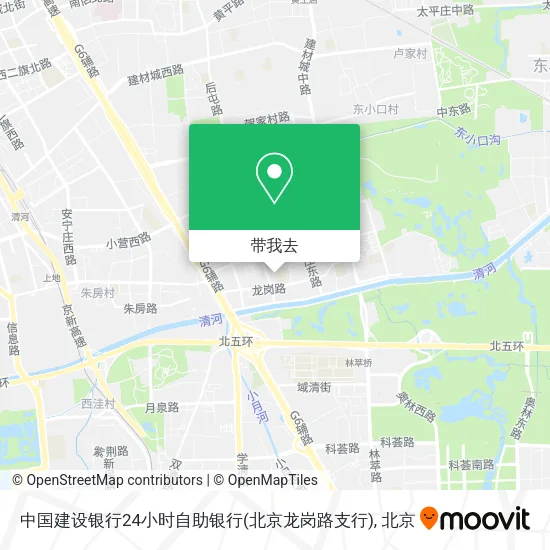 中国建设银行24小时自助银行(北京龙岗路支行)地图
