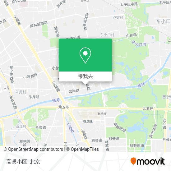高巢小区地图