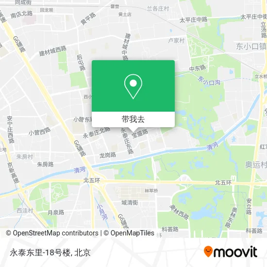 永泰东里-18号楼地图