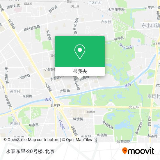 永泰东里-20号楼地图
