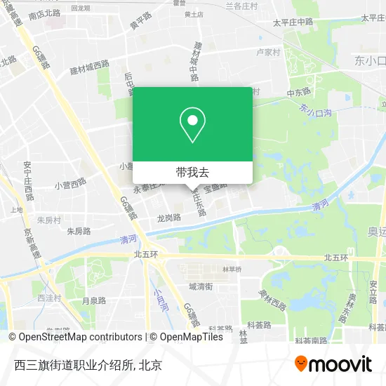 西三旗街道职业介绍所地图