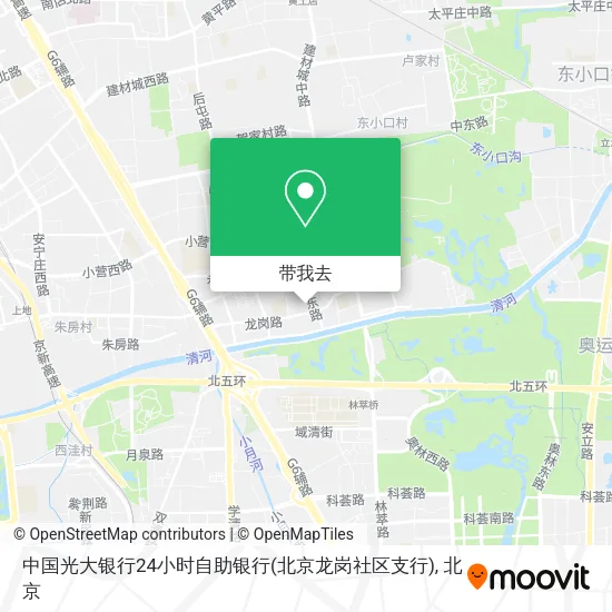 中国光大银行24小时自助银行(北京龙岗社区支行)地图