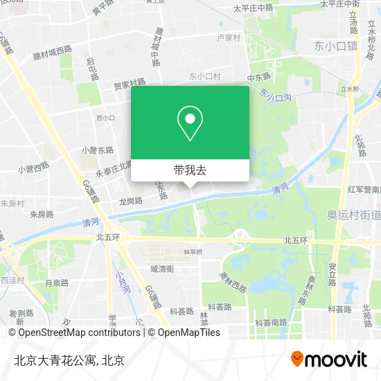 北京大青花公寓地图
