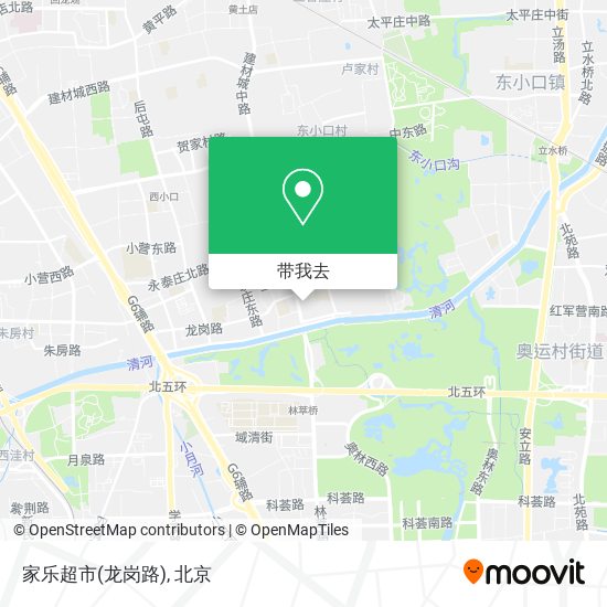 家乐超市(龙岗路)地图