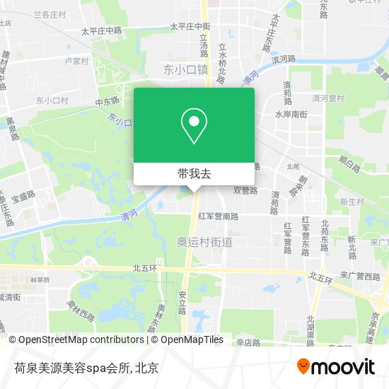 荷泉美源美容spa会所地图