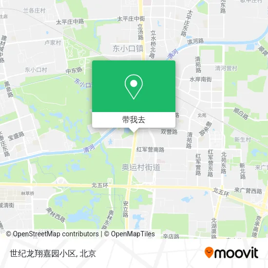 世纪龙翔嘉园小区地图