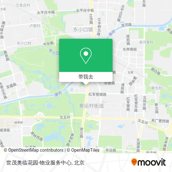 世茂奥临花园-物业服务中心地图