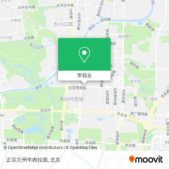 正宗兰州牛肉拉面地图