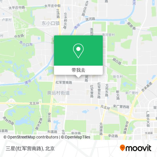 三星(红军营南路)地图