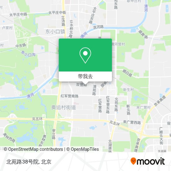 北苑路38号院地图
