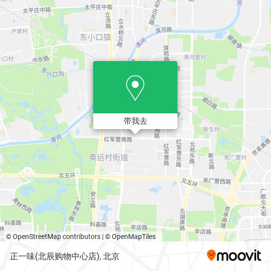 正一味(北辰购物中心店)地图
