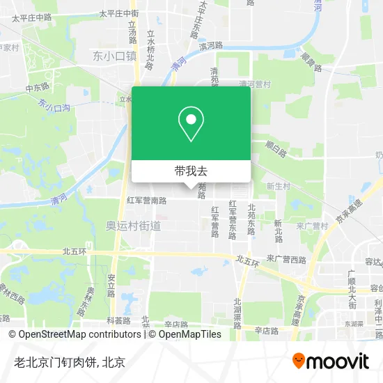 老北京门钉肉饼地图