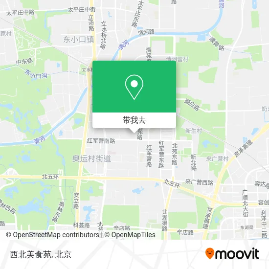 西北美食苑地图