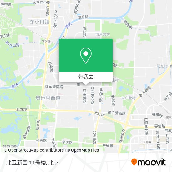 北卫新园-11号楼地图