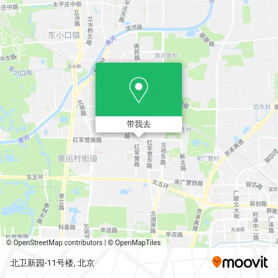 北卫新园-11号楼地图