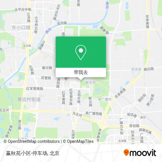 赢秋苑小区-停车场地图