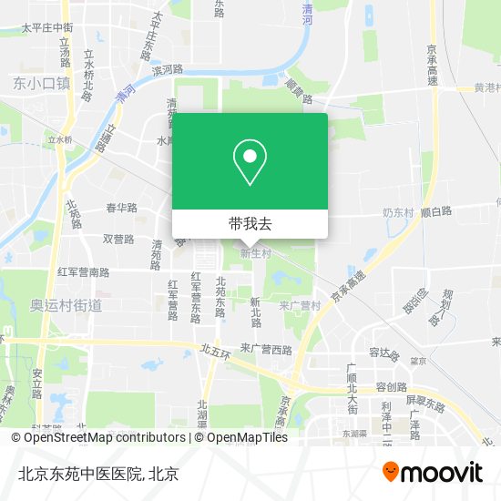 北京东苑中医医院地图