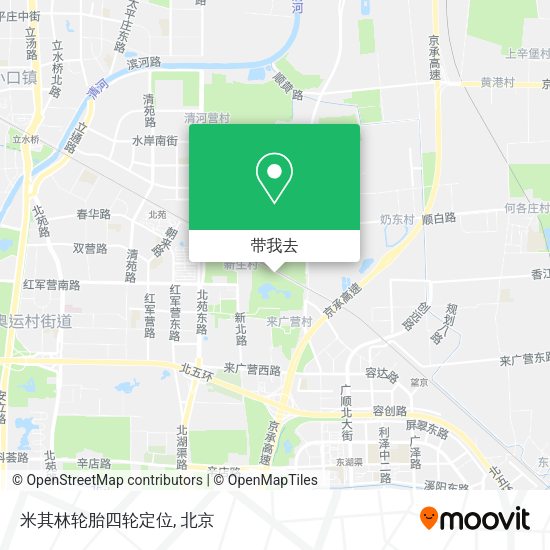 米其林轮胎四轮定位地图