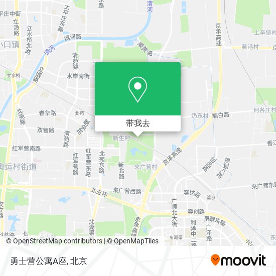 勇士营公寓A座地图