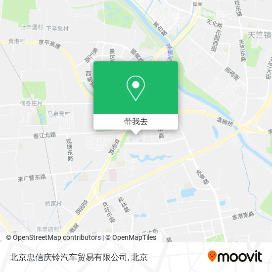 北京忠信庆铃汽车贸易有限公司地图