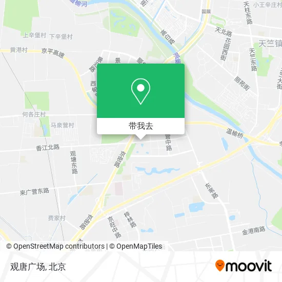 观唐广场地图