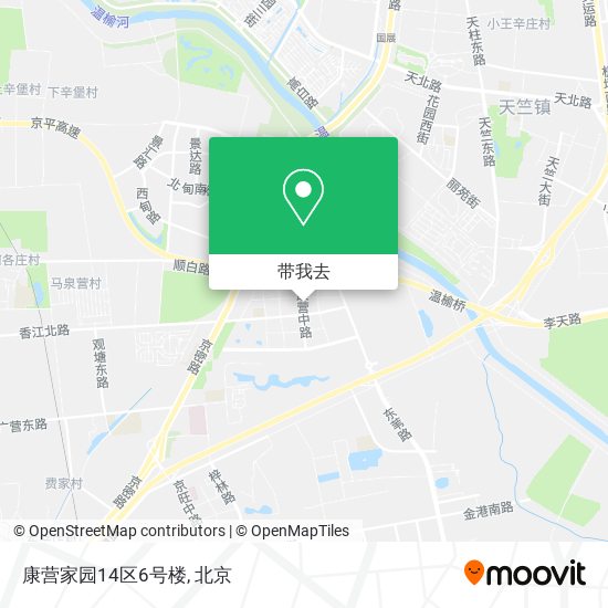 康营家园14区6号楼地图