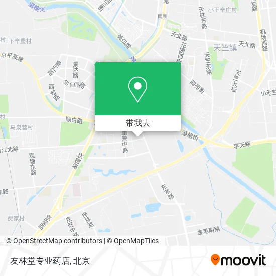 友林堂专业药店地图