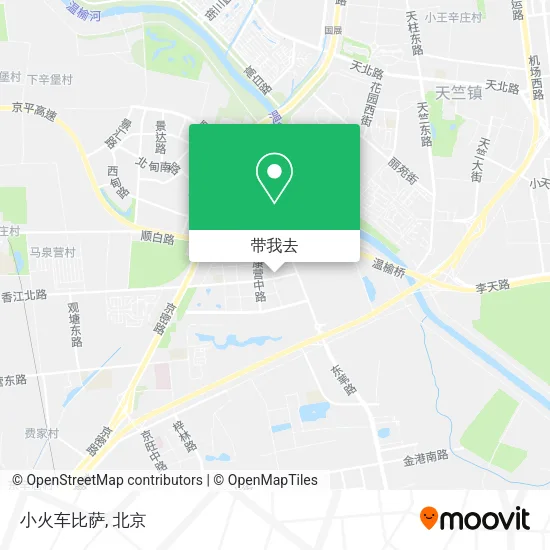 小火车比萨地图