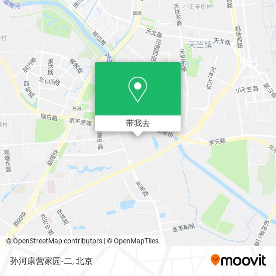 孙河康营家园-二地图
