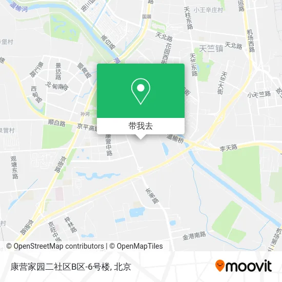 康营家园二社区B区-6号楼地图