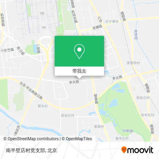 南半壁店村党支部地图