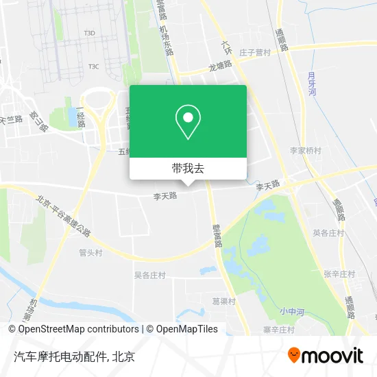 汽车摩托电动配件地图