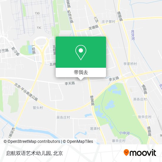 启航双语艺术幼儿园地图