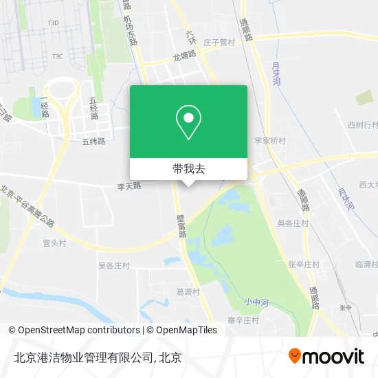 北京港洁物业管理有限公司地图